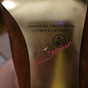 Chinese Laundry Tan Suede Heels